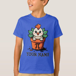 Anpassningsbar baby kycklingpotatis paj pi dag t shirt