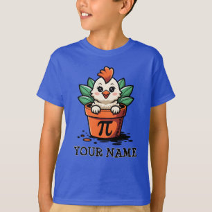 Anpassningsbar baby kycklingpotatis paj pi dag t shirt