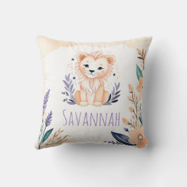 Anpassningsbar Baby Lejona Unge Nursery Pillow Boh Kudde