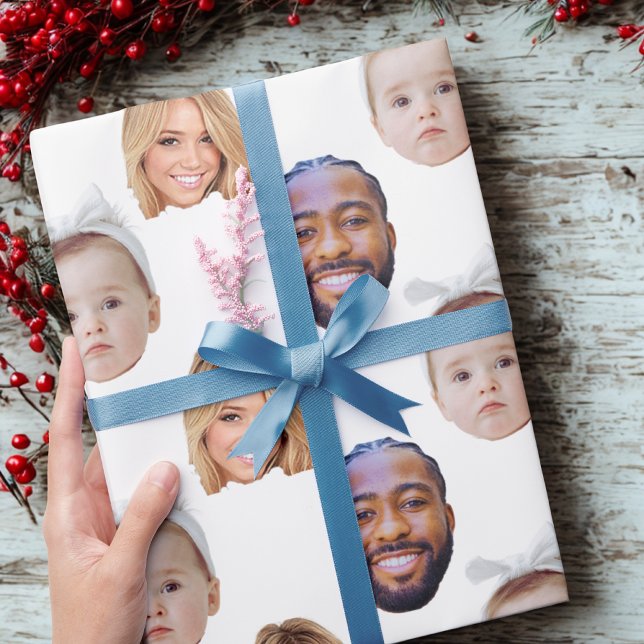 Anpassningsbar Baby Mamma Ansikte Pappa Mugg Baby  Presentpapper (Skapare uppladdad)