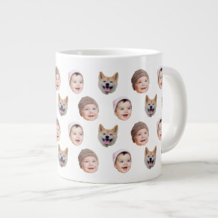 Anpassningsbar Baby Mugg, Anpassningsbar Family 3  Jumbo Mugg