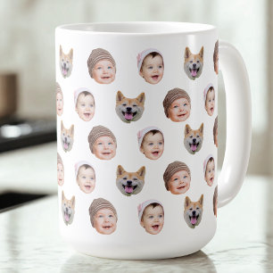 Anpassningsbar Baby Mugg, Anpassningsbar Family 3 Kaffemugg