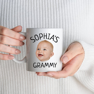 Anpassningsbar Baby Mugg Ansikte Baby Photo Person