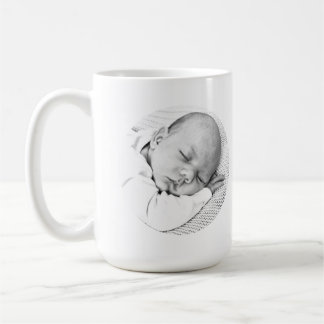 "Anpassningsbar Baby Mugg - Fågelgåva från foto oc