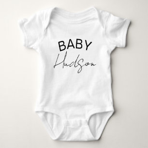 Anpassningsbar Baby namn, efternamn eller första N T Shirt