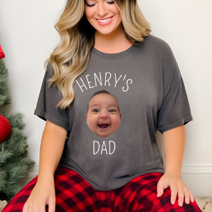Anpassningsbar Baby Personlig Ansikte Child Photo T Shirt