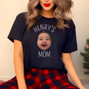 Anpassningsbar Baby Personlig Child Photo New mamm T Shirt
