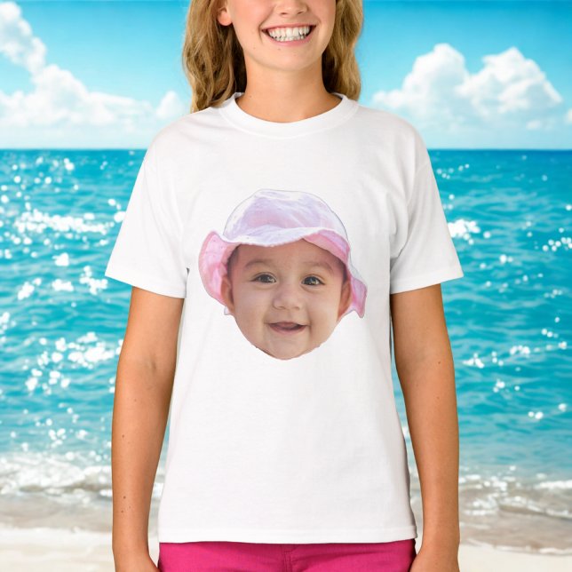Anpassningsbar Baby Photo, Baby Photo Ansikte T Shirt (Skapare uppladdad)
