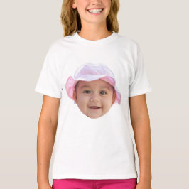 Anpassningsbar Baby Photo, Baby Photo Ansikte T Shirt