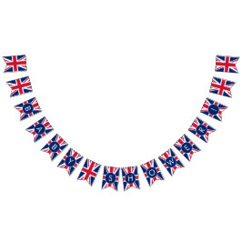 Anpassningsbar Baby Shower Union Jack Vimplar