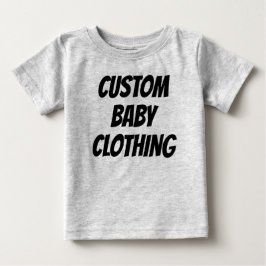 Anpassningsbar Baby T-skifta tom mall T Shirt