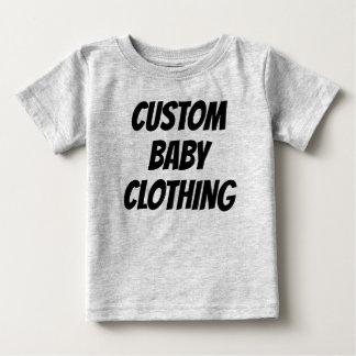 Anpassningsbar Baby T-skifta tom mall T Shirt