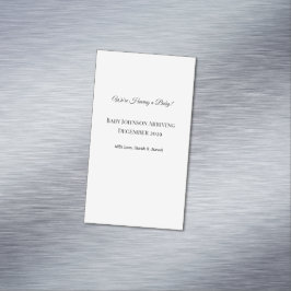 Anpassningsbar Baby-vykort Magnetiska Visitkort