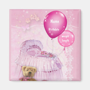 Anpassningsbar Babyflicka Magnet