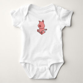 Anpassningsbar babysvin t-shirt