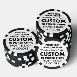 Anpassningsbar BACHELOR PARTY Poker Casino Chip Poker Marker