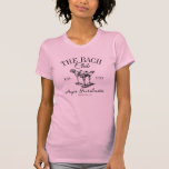 Anpassningsbar Bachelorette Bach Klubb Bridesmaid  T Shirt<br><div class="desc">Matcha i stil! Den här anpassningsbarna "Bach Klubb" är t-shirt för perfekten bridesmaid-favör - komfy,  trendig och redo för varje bachelorette Party äventyr.</div>
