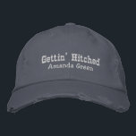 Anpassningsbar Bachelorette Bride Squad Nashville  Broderad Keps<br><div class="desc">Tittar du för perfekt land bachelorette-partyhatt? Se bara på personligen Gettin'Rowdy eller Gettin'Hitched embroiderade hat! Den här westerna hatten är perfekt för ditt kommande bachelorettparti och kommer att bli en slå med alla dina brudtärnor.</div>