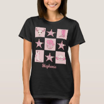 Anpassningsbar Bachelorette Cowboy Disco Rosa