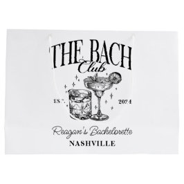 Anpassningsbar Bachelorette Retro Cocktail Black