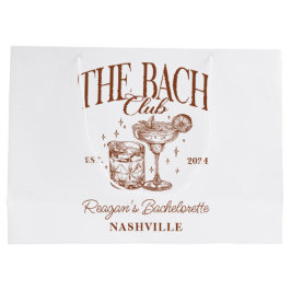 Anpassningsbar Bachelorette Retro Cocktail Brown