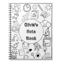 Anpassningsbar back to school anteckningsbok