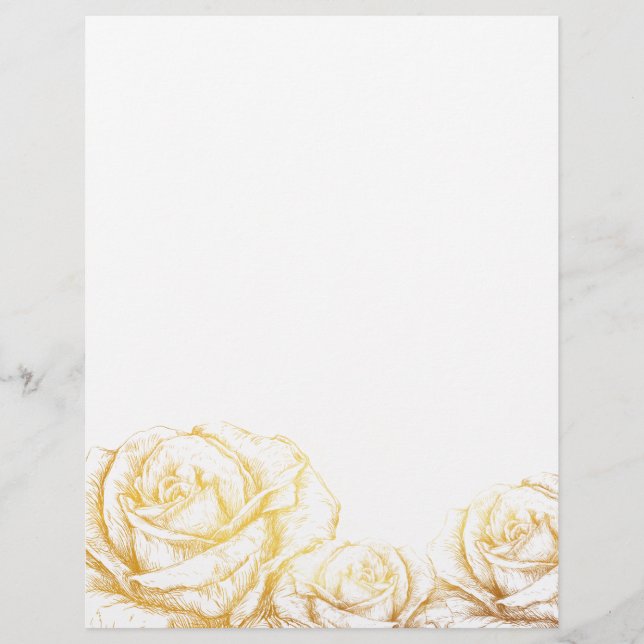Anpassningsbar Background Vintage Ro Blommigt Faux (Framsida)