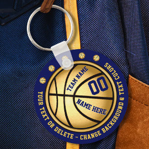 Anpassningsbar Bag-Märkre. Personlig Basketball-ny Nyckelring