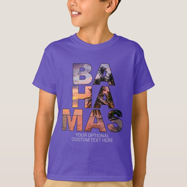 Anpassningsbar BAHAMAS-skjortor T Shirt (Framsida)