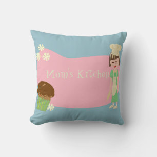 Anpassningsbar Baker Tecknade figurer Cute Cooking Kudde