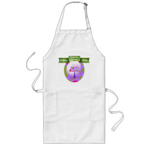 Anpassningsbar Bakery Apron Långt Förkläde