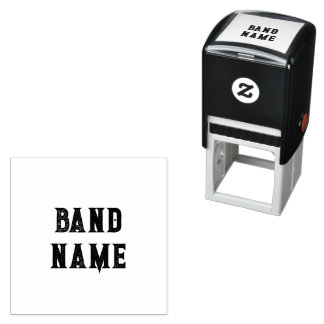 Anpassningsbar Band Merch Självfärgande Stämpel