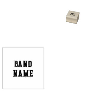 Anpassningsbar Band Merch Stämpel