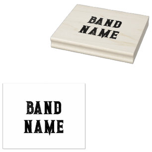 Anpassningsbar Band Merch Stämpel