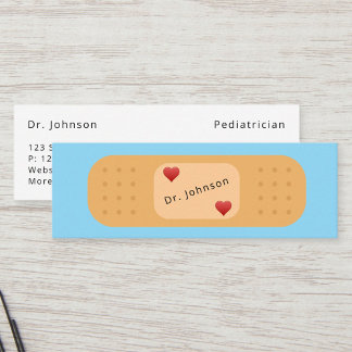 Anpassningsbar Bandaid Patch Medical Professionell Mini Visitkort