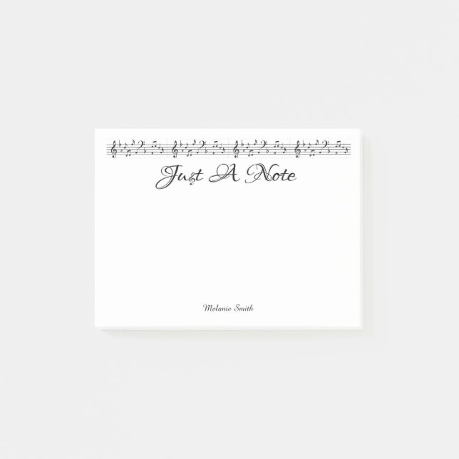 Anpassningsbar bara en anteckning efter - den ante post-it block (Framsida)