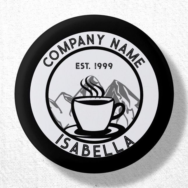 Anpassningsbar Barista Namn Button Knapp (Skapare uppladdad)