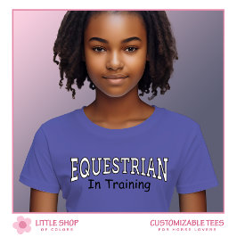 Anpassningsbar Barn Ridning Under Utbildning T Shirt