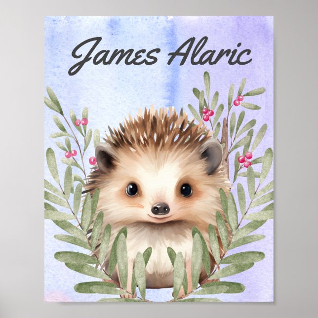 Anpassningsbar barnkammare Canvastryck Poster (Framsidan)