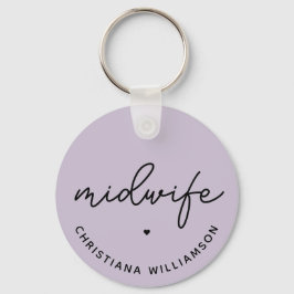Anpassningsbar Barnmorskas uppskattning för barnmo Nyckelring
