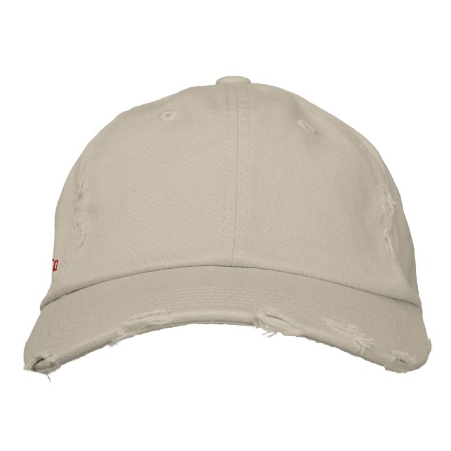 Anpassningsbar Baseball Cap Broderad Keps (Framsida)