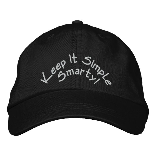 Anpassningsbar Baseball Cap Broderad Keps (Framsida)