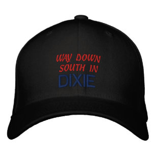 Anpassningsbar Baseball Cap med frasen "söderut" Broderad Keps