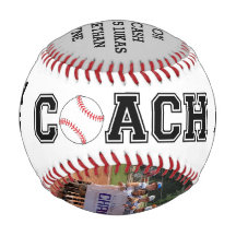 Anpassningsbar Baseball Coach Keepsaké Boll Gift