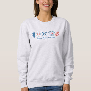 Anpassningsbar Baseball Mamma Cute Softball Mamma T Shirt
