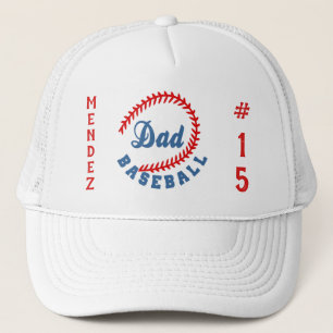 Anpassningsbar Baseball Pappa design Keps