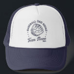 Anpassningsbar Baseball Pappa Squad med Team Namn  Keps<br><div class="desc">Höj din speldag stil med vår "Baseball Mamma Squad" hatt, nu anpassade med lagets namn och nummer! Perfekt för att du stöttar din lilla stöt på diamanten eller fjällar på varje pjäs i T-boll eller softball. Gå med styrgruppen och visa din laganda i stil, oavsett om du är på åskådarplats...</div>