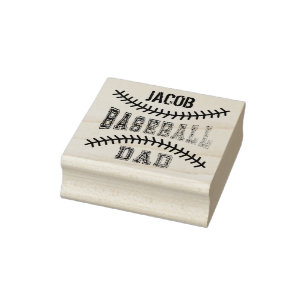 Anpassningsbar Baseball Pappa Stämpel