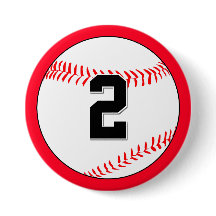 Anpassningsbar Baseball Player Jersey Number & Tea