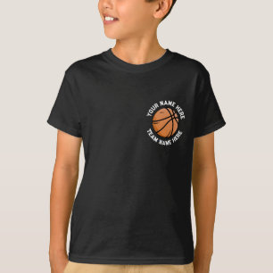 Anpassningsbar Basketball Lägg till ditt namn på b T Shirt